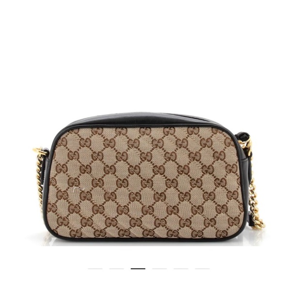 Gucci GG Monogtam Marmont Chain Shoulder Bag - Sept 2022 - Picture 3 of 5